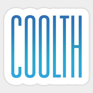 Coolth Sticker